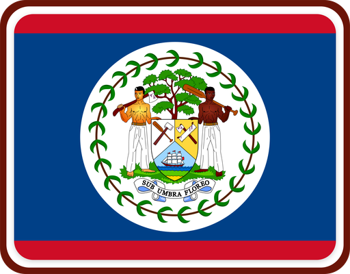 Belize Rounded Badge