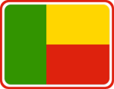 Benin Rounded Badge