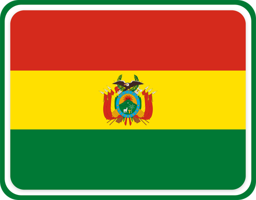Bolivia Rounded Badge