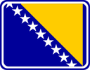 Bosnia And Herzegovina Rounded Badge