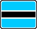 Botswana Rounded Badge