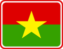 Burkina Faso Rounded Badge