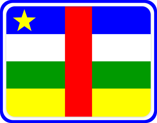 Central African Republic Rounded Badge