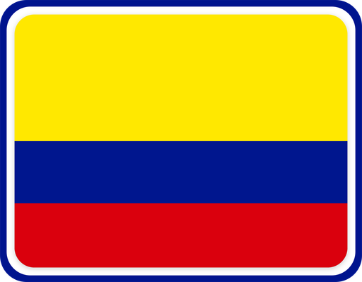 Colombia Rounded Badge