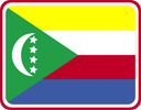 Comoros Rounded Badge