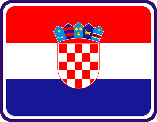 Croatia Rounded Badge