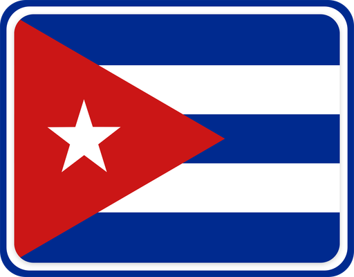 Cuba Rounded Badge