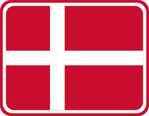 Denmark Rounded Badge