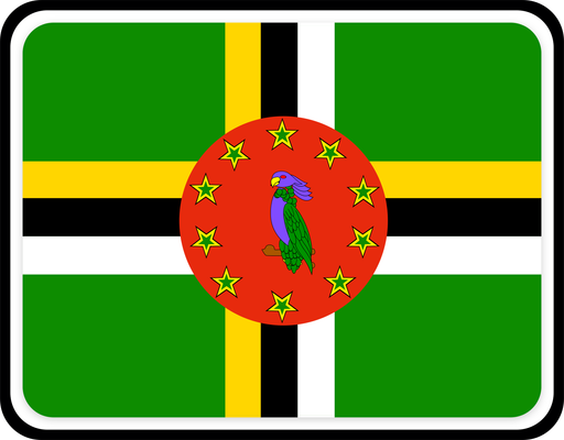 Dominica Rounded Badge