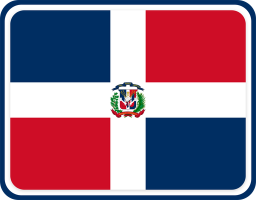 Dominican Republic Rounded Badge