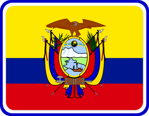 Ecuador Rounded Badge