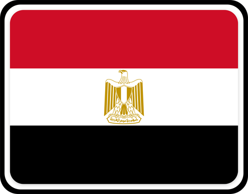 Egypt Rounded Badge