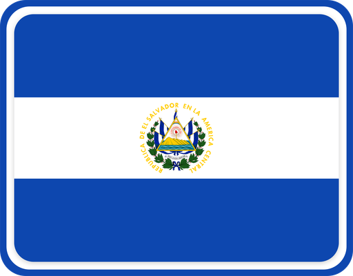 El Salvador Rounded Badge