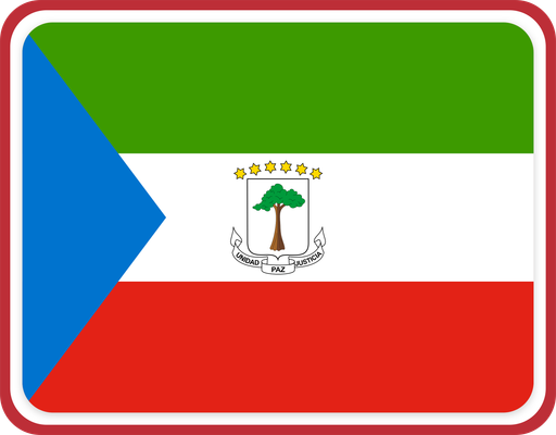 Equatorial Guinea Rounded Badge