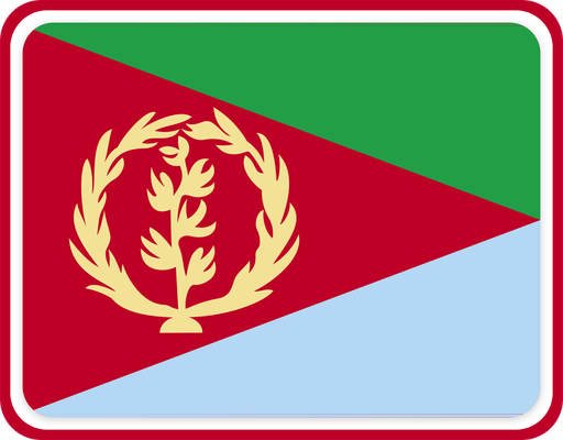 Eritrea Rounded Badge