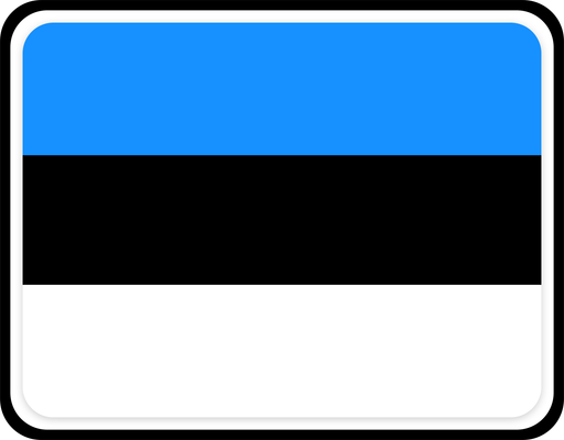Estonia Rounded Badge