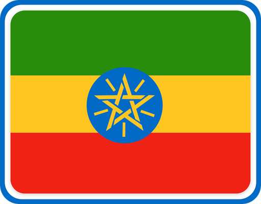 Ethiopia Rounded Badge