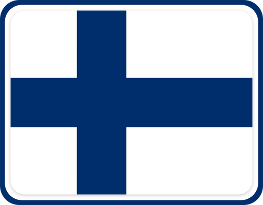 Finland Rounded Badge