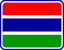 Gambia Rounded Badge