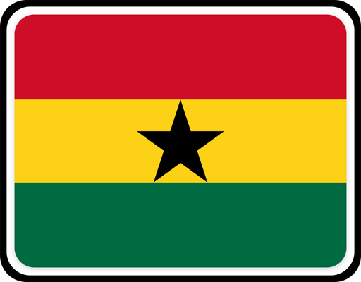 Ghana Rounded Badge