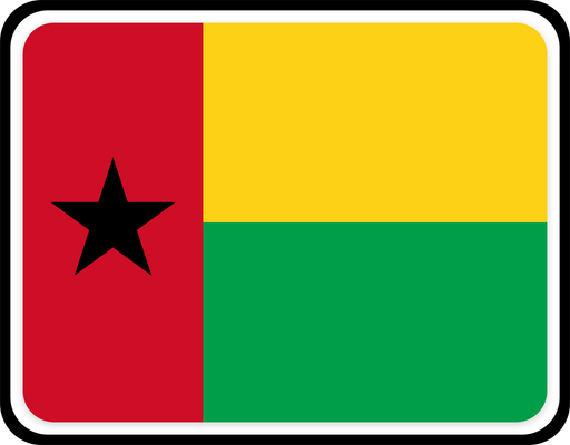Guinea Bissau Rounded Badge