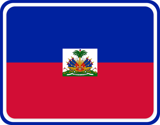 Haiti Rounded Badge