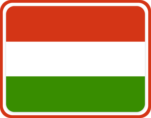 Hungary Rounded Badge