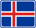Iceland Rounded Badge