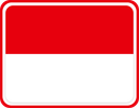 Indonesia Rounded Badge