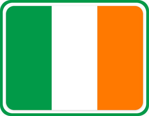 Ireland Rounded Badge