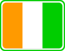 Ivory Coast Rounded Badge
