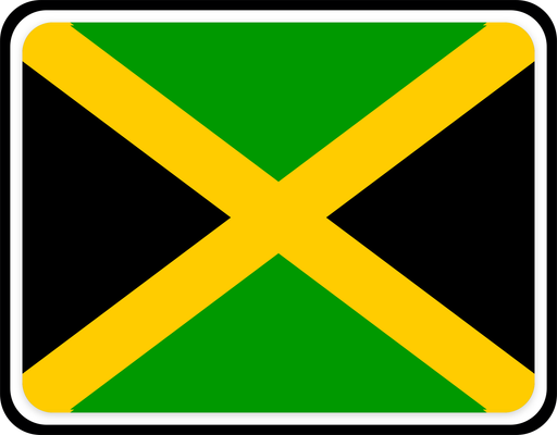 Jamaica Rounded Badge