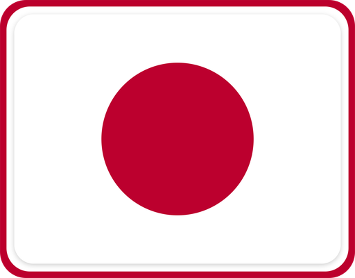 Japan Rounded Badge