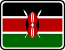 Kenya Rounded Badge