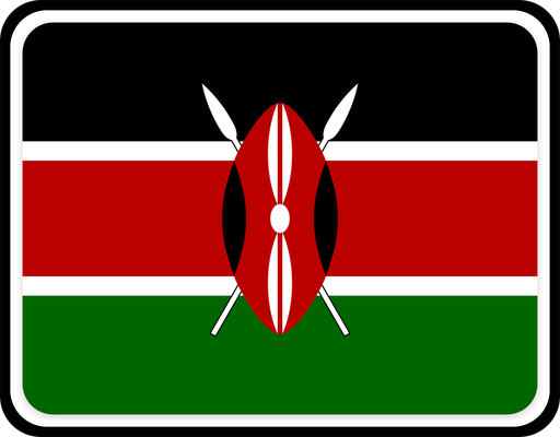 Kenya Rounded Badge