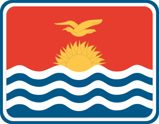 Kiribati Rounded Badge