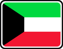 Kuwait Rounded Badge