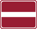 Latvia Rounded Badge