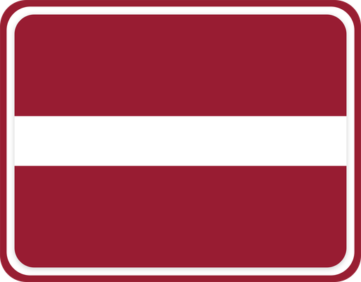 Latvia Rounded Badge