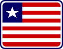 Liberia Rounded Badge