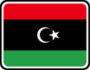 Libya Rounded Badge