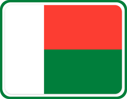 Madagascar Rounded Badge