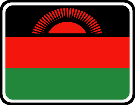 Malawi Rounded Badge