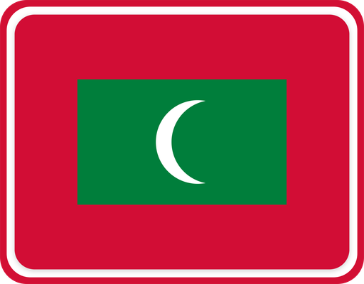 Maldives Rounded Badge
