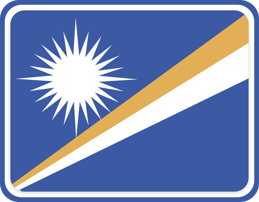 Marshall Islands Rounded Badge