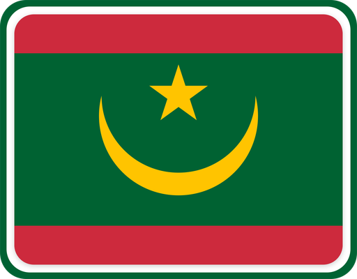 Mauritania Rounded Badge