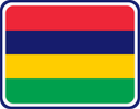 Mauritius Rounded Badge