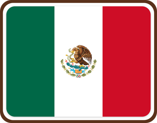 Mexico Rounded Badge