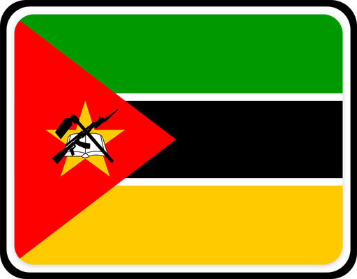 Mozambique Rounded Badge