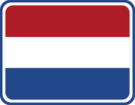 Netherlands Rounded Badge